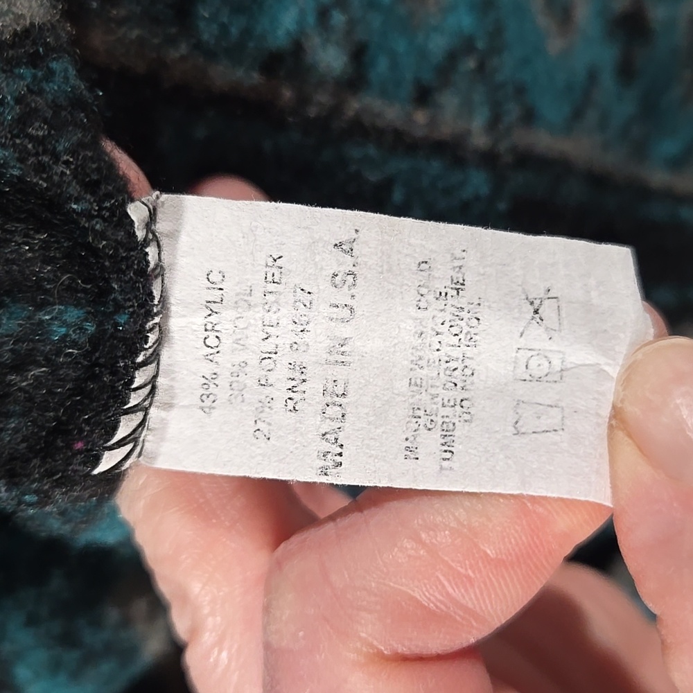 Bear Ridge Outfitters Vintage Western Aztec Zip Up Jacket Sz Small - Picture 5 of 5